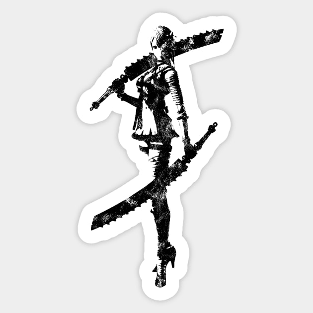 Kainé NieR Gestalt / Replicant Sticker by StebopDesigns